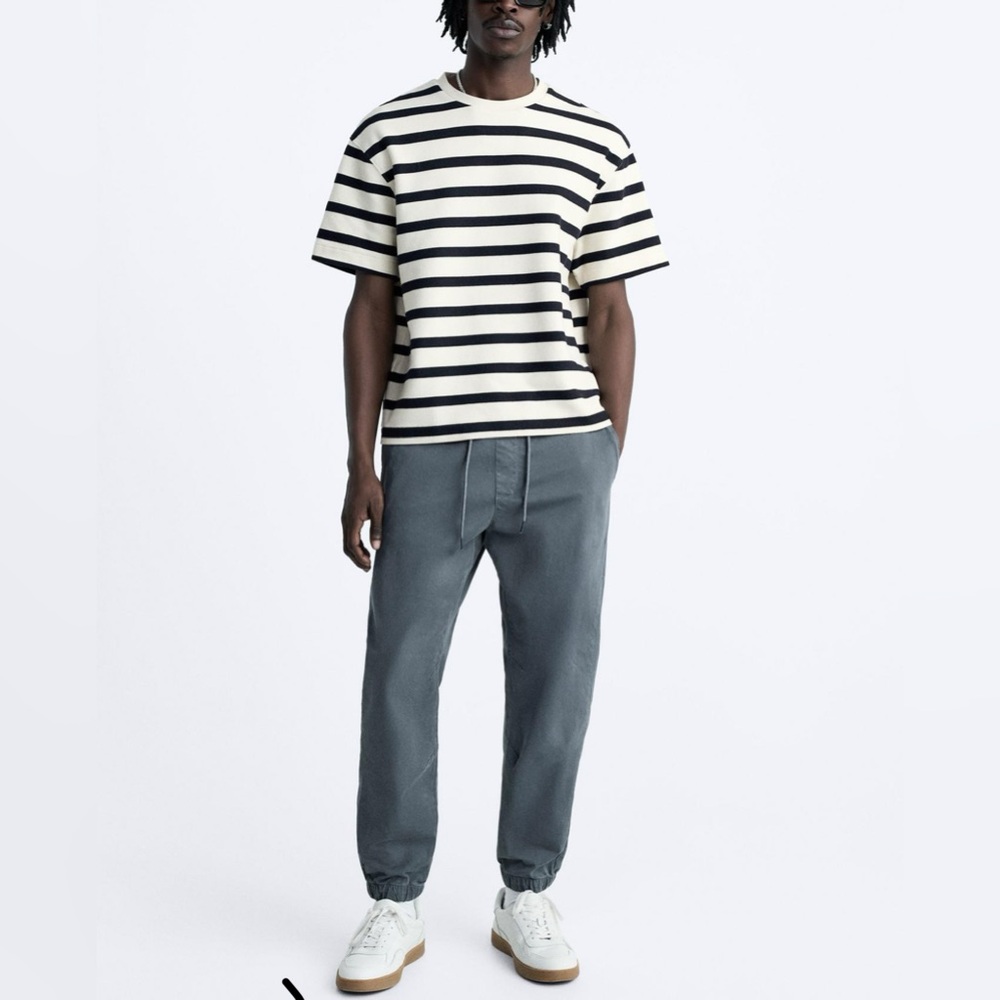 Zara - Jogger‎ Waist Pants - duck Blue - Men
Size L